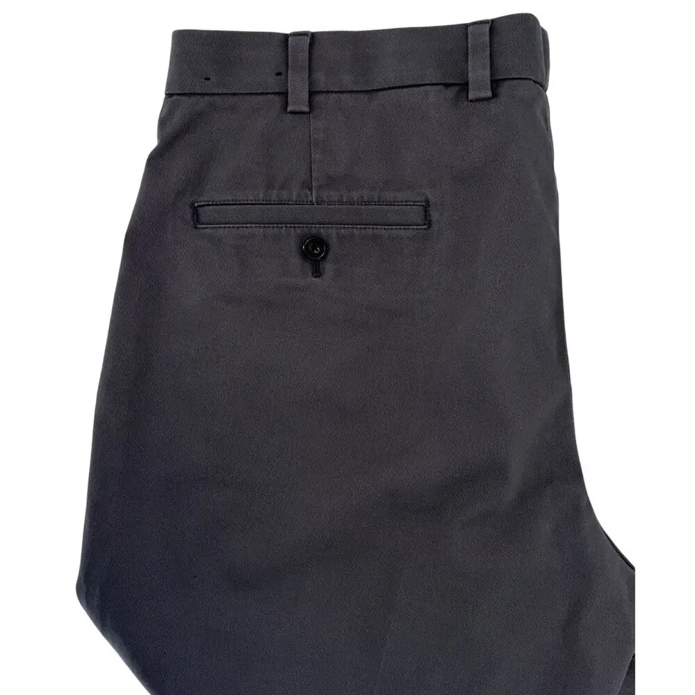 Brooks Brothers Men's Pants Advantage Chino Clark Gray/Taupe 38x31 Slacks Preppy